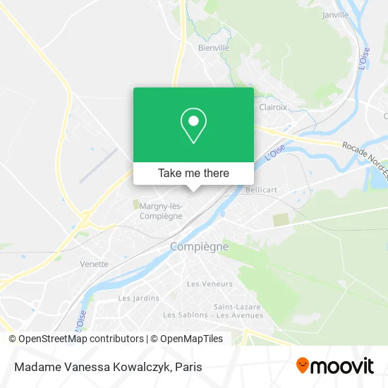 Madame Vanessa Kowalczyk map