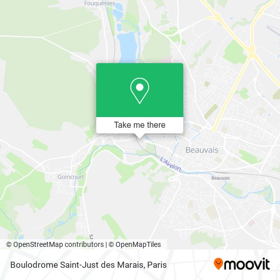 Boulodrome Saint-Just des Marais map