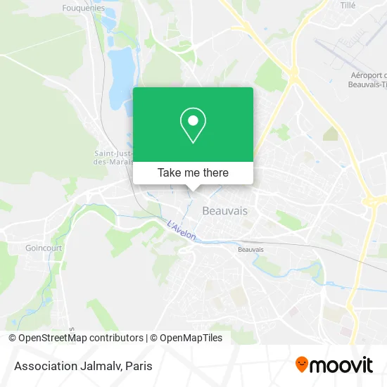 Association Jalmalv map
