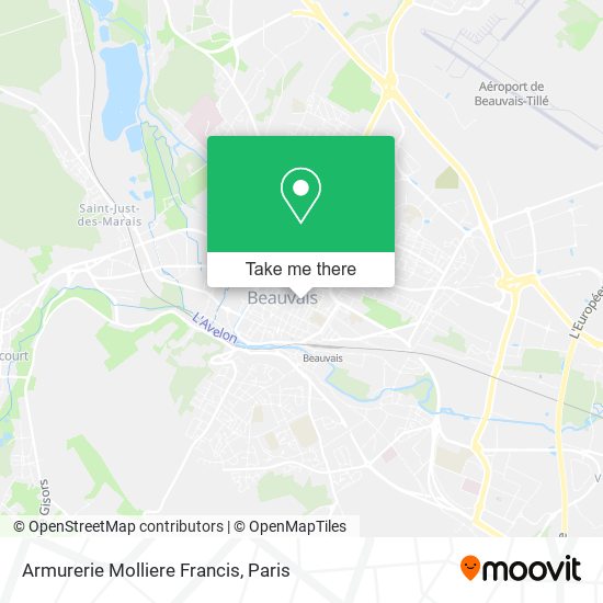 Armurerie Molliere Francis map
