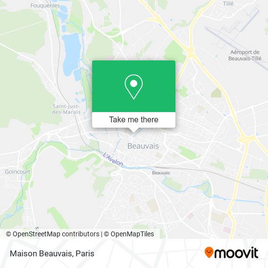 Maison Beauvais map
