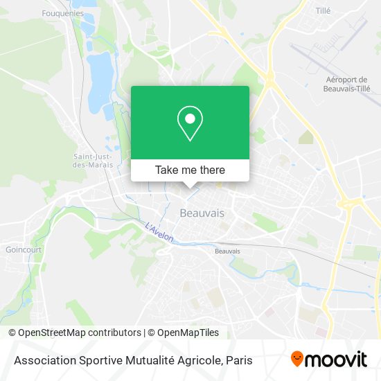 Association Sportive Mutualité Agricole map