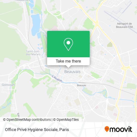 Office Privé Hygiène Sociale map