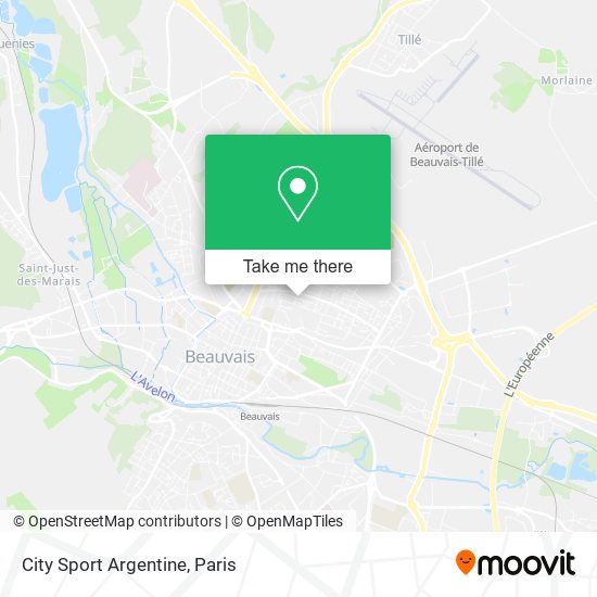 Mapa City Sport Argentine