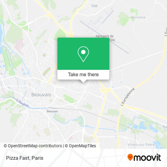 Pizza Fast map