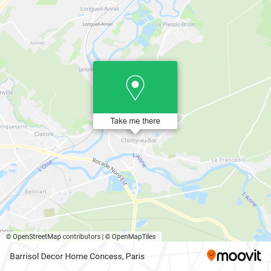 Barrisol Decor Home Concess map