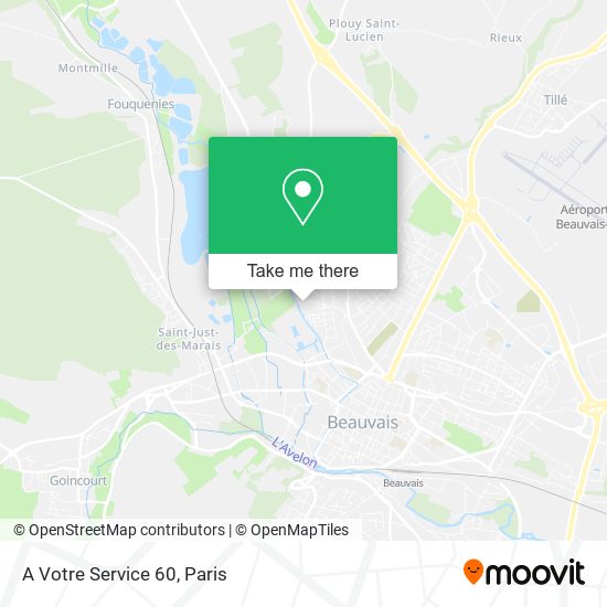 A Votre Service 60 map