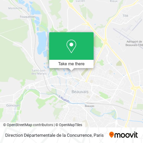 Direction Départementale de la Concurrence map