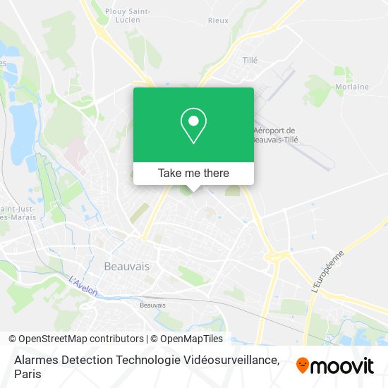 Alarmes Detection Technologie Vidéosurveillance map