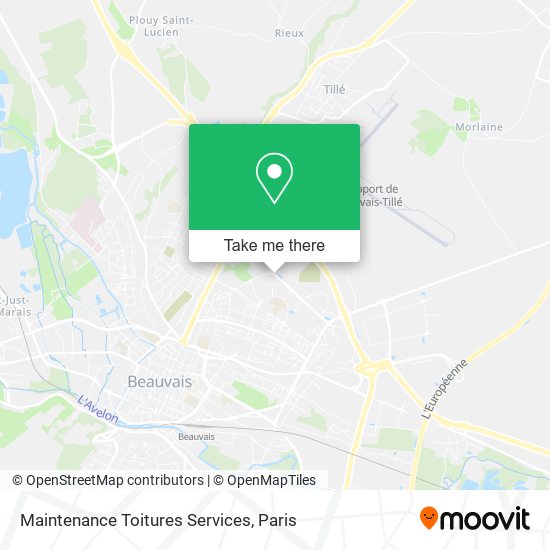 Maintenance Toitures Services map