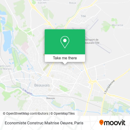 Economiste Construc Maitrise Oeuvre map