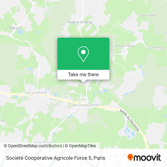 Société Coopérative Agricole Force 5 map