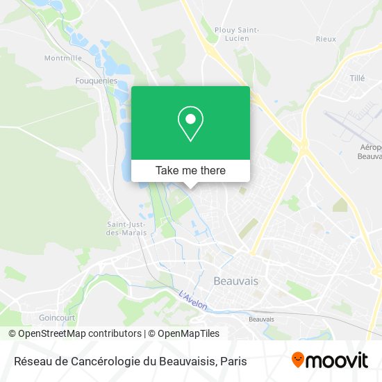 Réseau de Cancérologie du Beauvaisis map