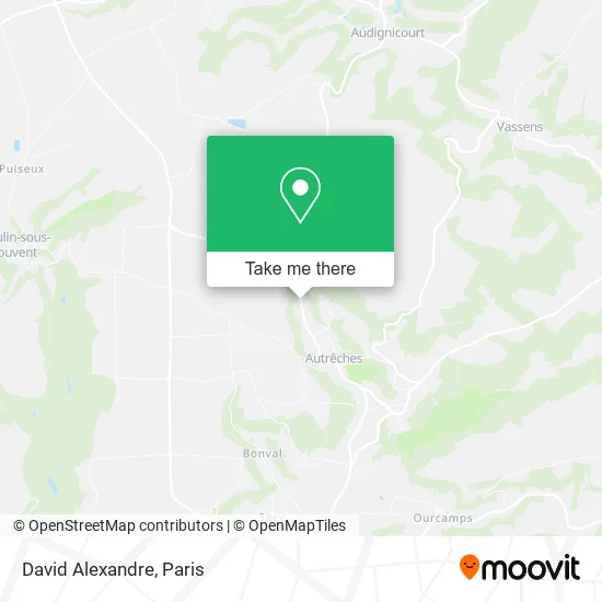 David Alexandre map