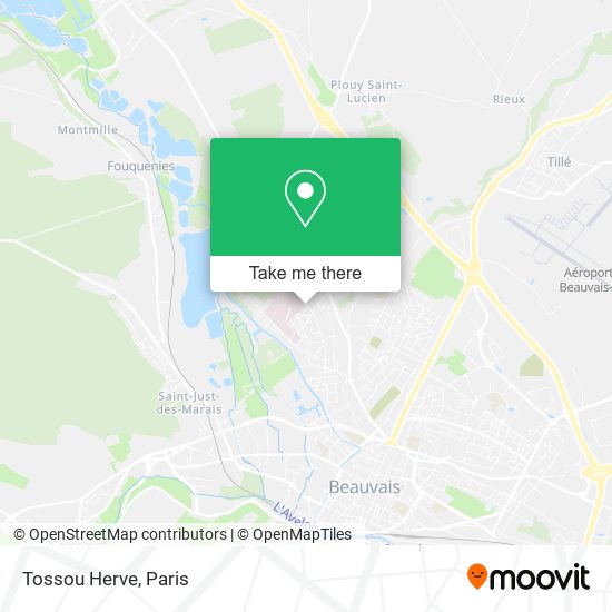 Tossou Herve map