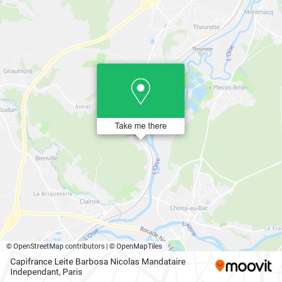 Capifrance Leite Barbosa Nicolas Mandataire Independant map