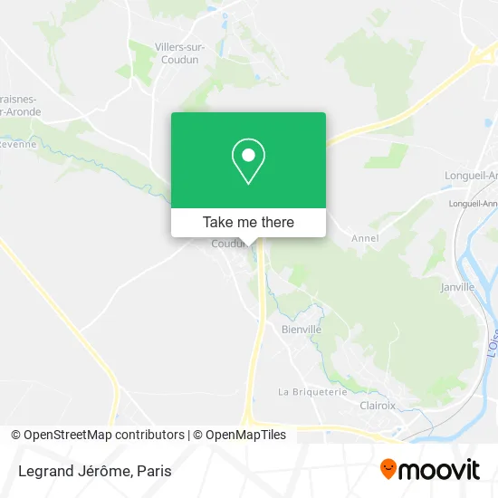 Legrand Jérôme map