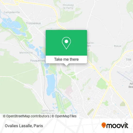 Ovalies Lasalle map