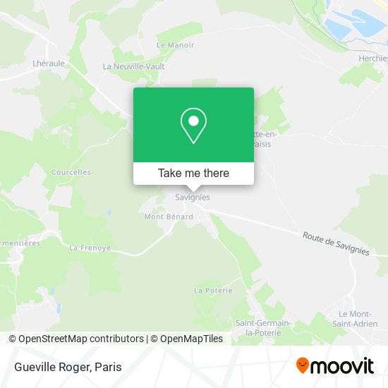 Gueville Roger map
