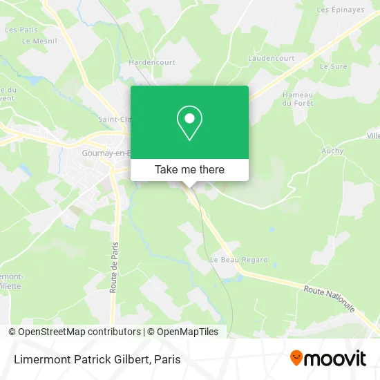 Limermont Patrick Gilbert map