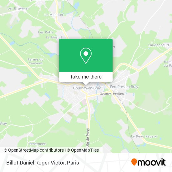 Billot Daniel Roger Victor map