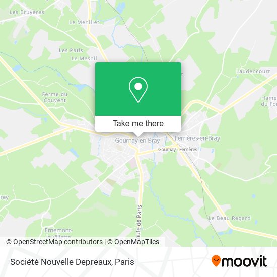 Société Nouvelle Depreaux map