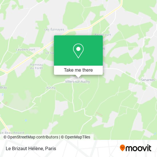 Le Brizaut Hélène map