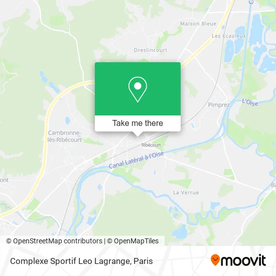 Complexe Sportif Leo Lagrange map