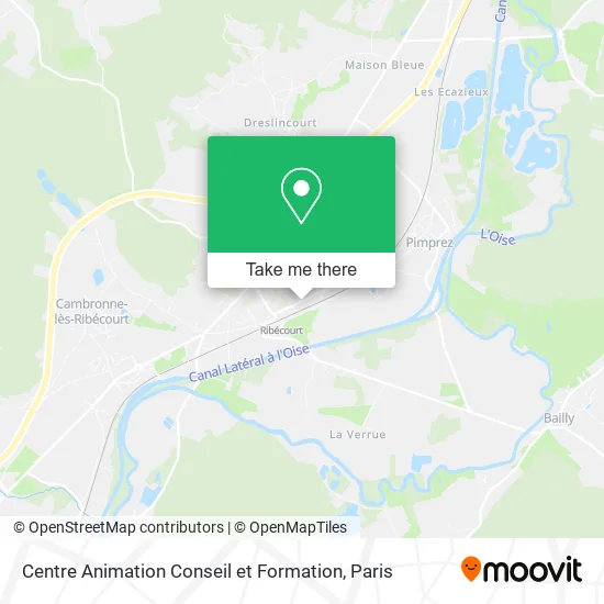 Centre Animation Conseil et Formation map