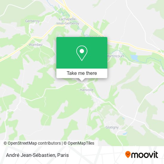 André Jean-Sébastien map