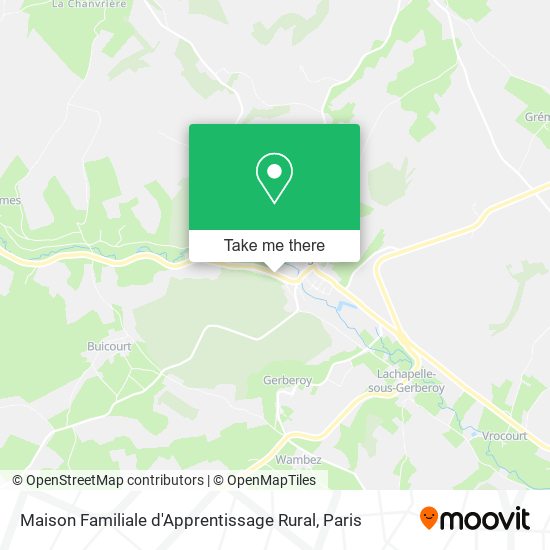 Maison Familiale d'Apprentissage Rural map