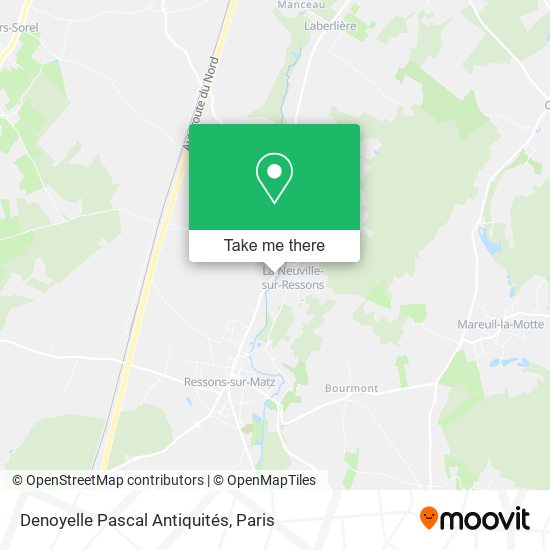 Denoyelle Pascal Antiquités map