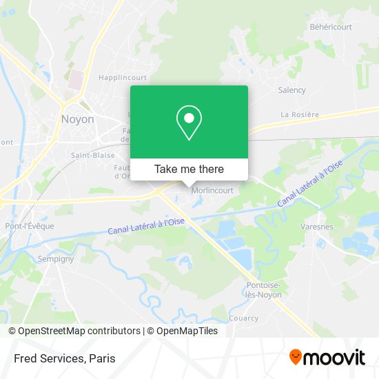 Fred Services map