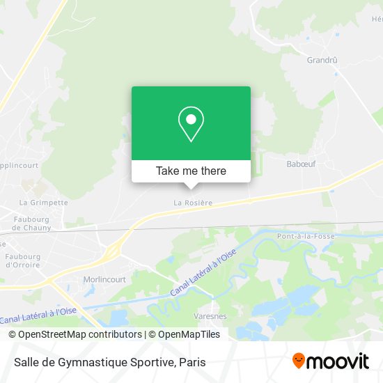 Mapa Salle de Gymnastique Sportive