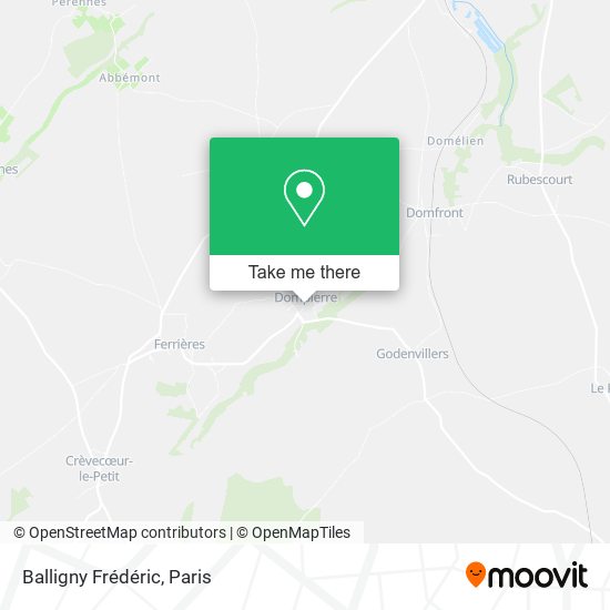 Balligny Frédéric map