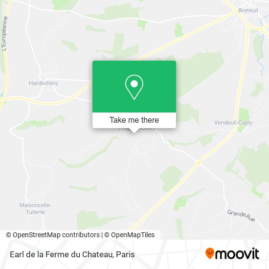 Earl de la Ferme du Chateau map