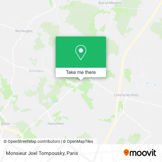 Monsieur Joel Tompousky map