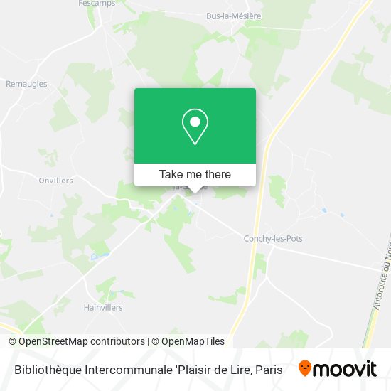 Bibliothèque Intercommunale 'Plaisir de Lire map