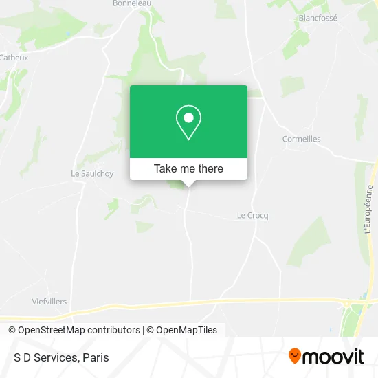 S D Services map