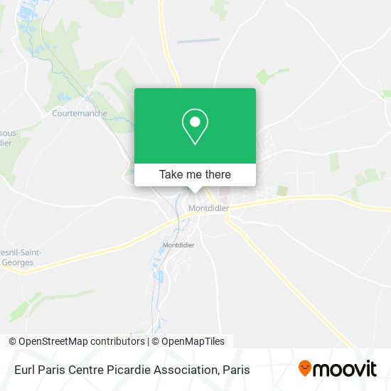 Eurl Paris Centre Picardie Association map