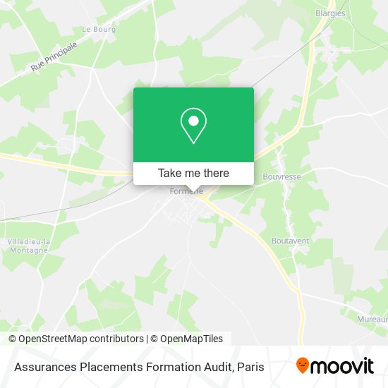 Assurances Placements Formation Audit map