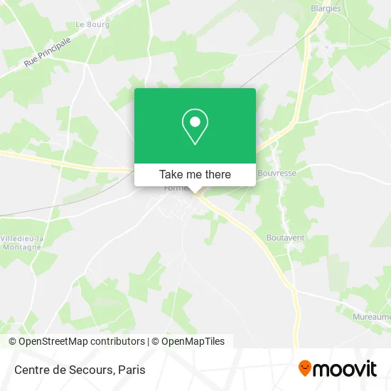 Centre de Secours map