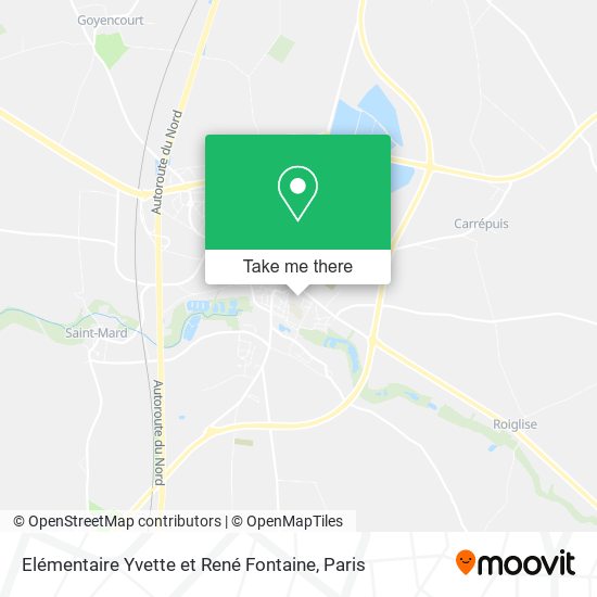 Elémentaire Yvette et René Fontaine map