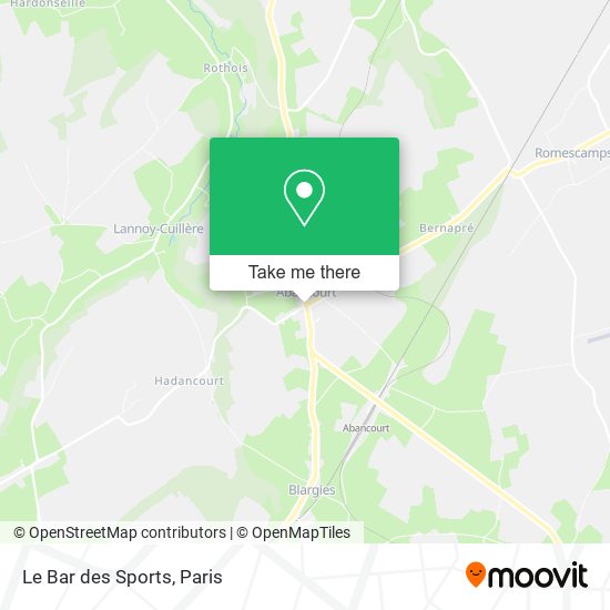 Le Bar des Sports map