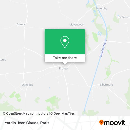 Yardin Jean Claude map