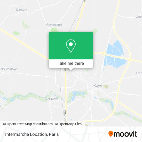 Intermarché Location map