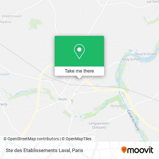 Ste des Etablissements Laval map
