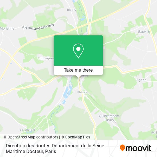 Direction des Routes Département de la Seine Maritime Docteur map