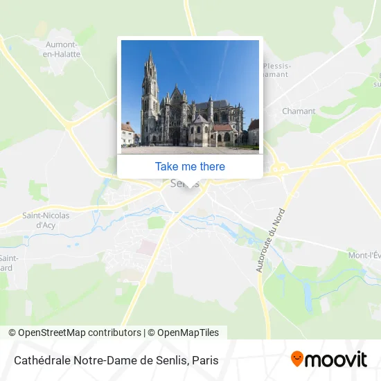 Cathédrale Notre-Dame de Senlis map