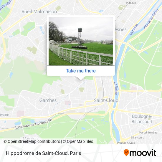 Hippodrome de Saint-Cloud map